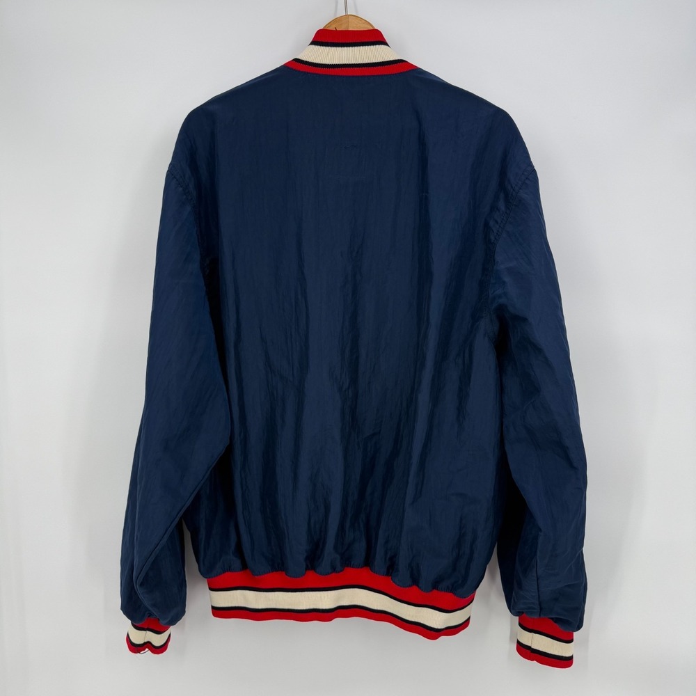 Vintage Starter Atlanta Braves Diamond Collection 1/2 Zip Jacket USA XL MLB - Picture 5 of 9